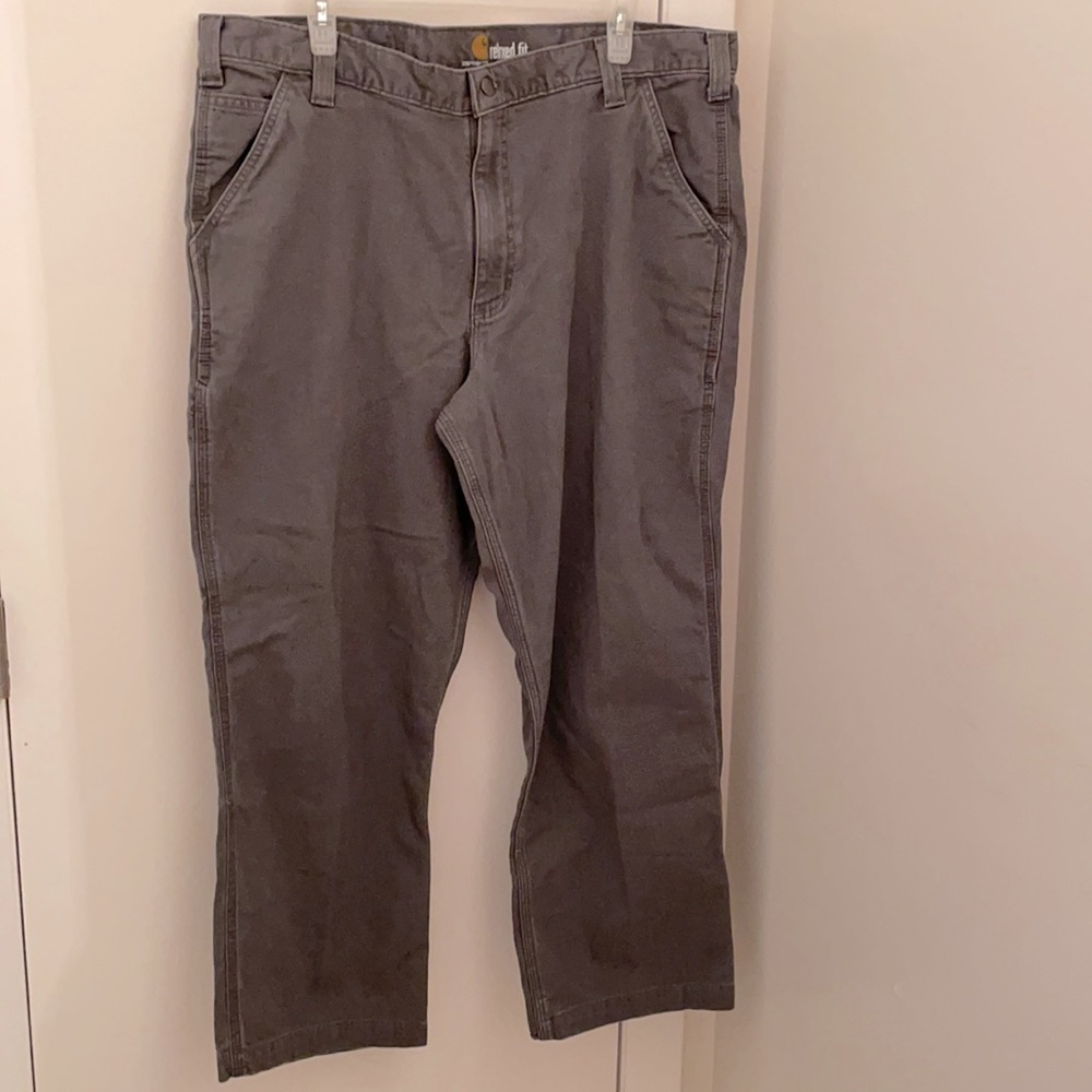 Relaxed Fit,Gray Carhartt pants, 40x30,never worn!